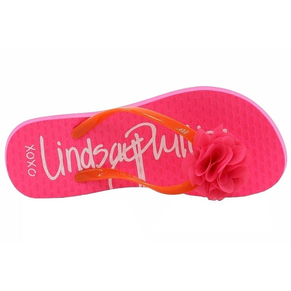 Lindsay Phillips Kids Interchangeable Snaps Madeline Flip Flops Size 11 kids - Picture 13 of 15
